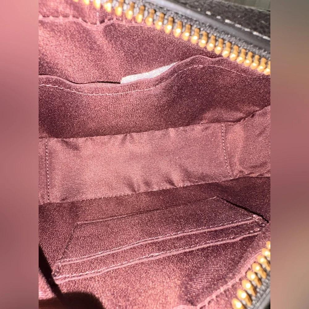 NWT Coach Mini Jamie Camera Bag in Black Pebble Leather - Picture 13 of 16